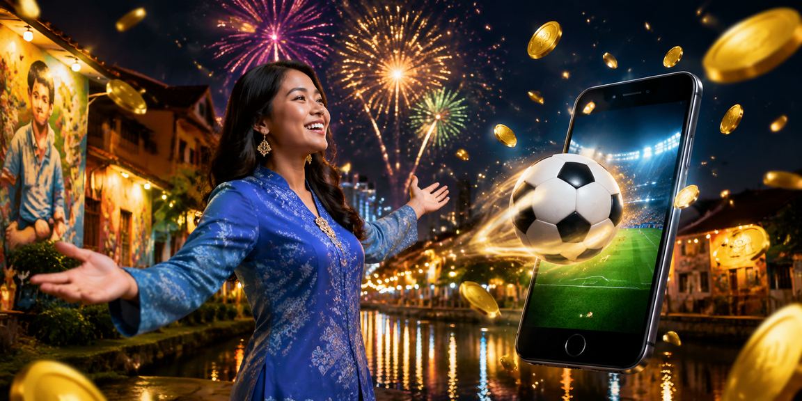 Peminat bola sepak berbaju kurung di Penang menikmati permainan kasino dalam talian